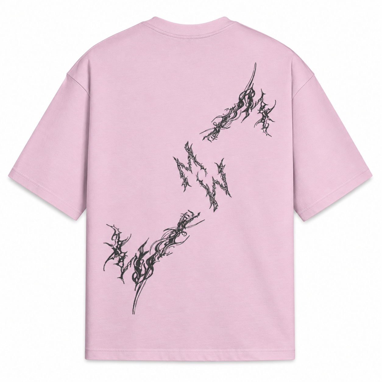 Black & White Shadow Trace Boxy T-shirt