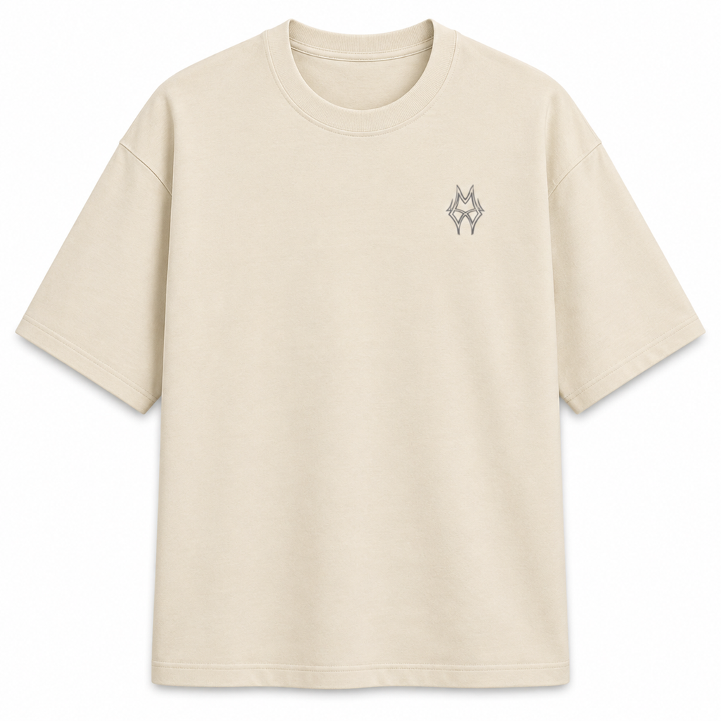 Black & White Shadow Trace Boxy T-shirt