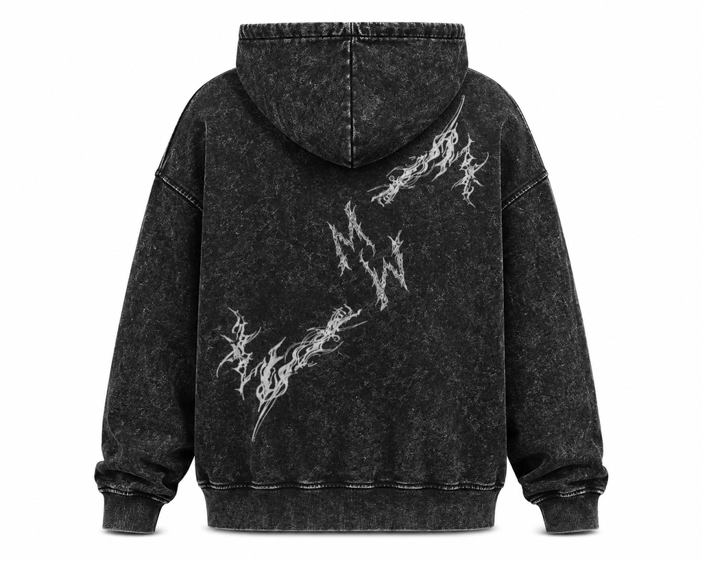 Shadow Trace Full-zip Hoodie