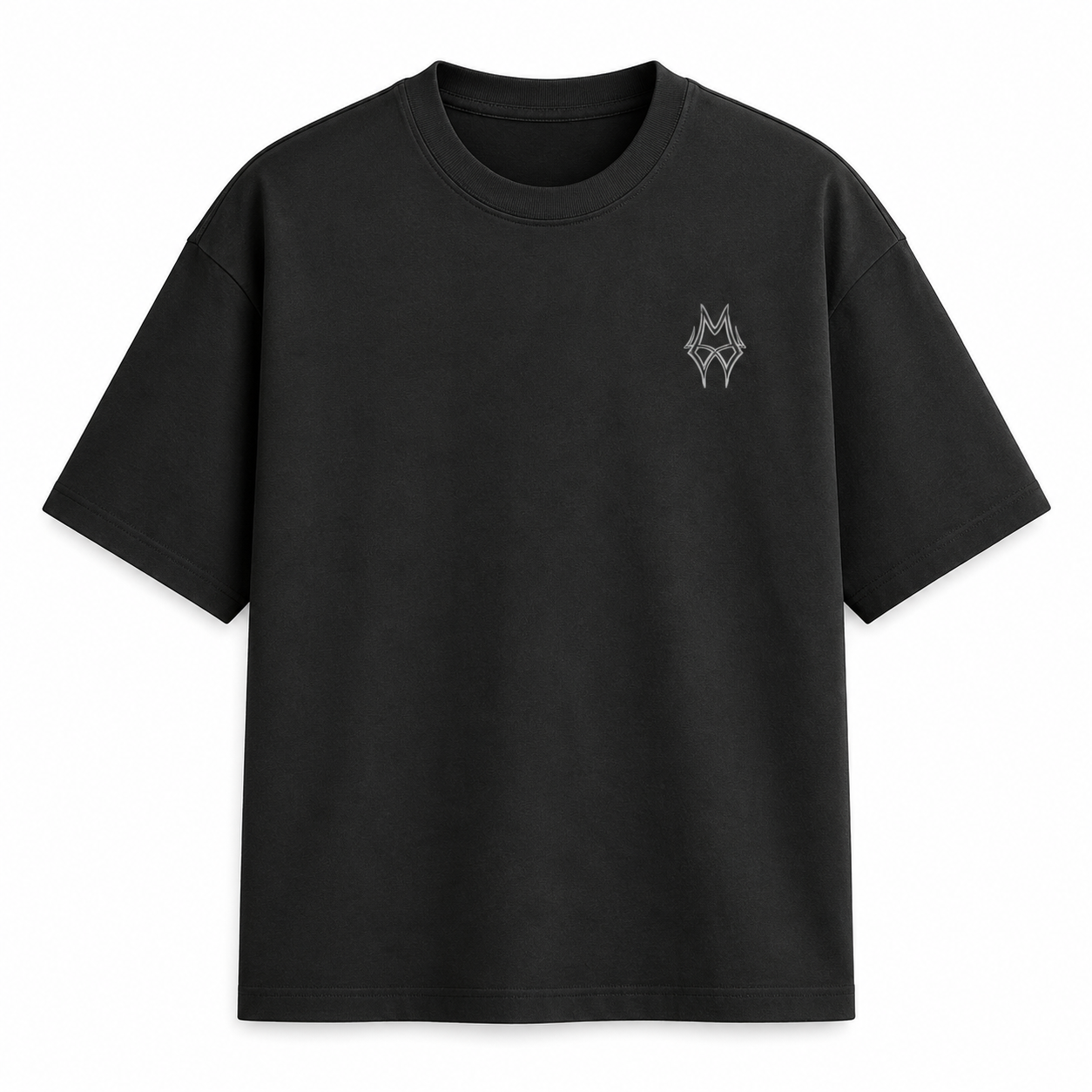 Black & White Shadow Trace Boxy T-shirt