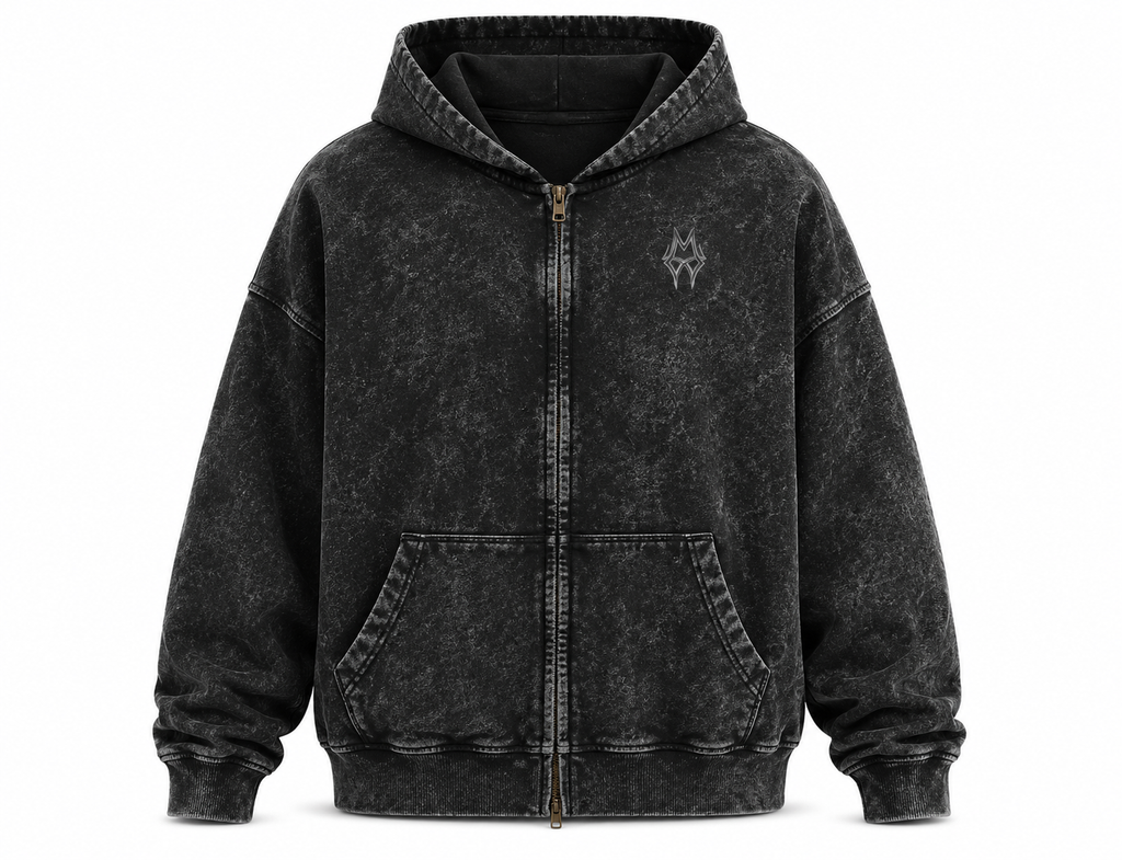 Shadow Trace Full-zip Hoodie