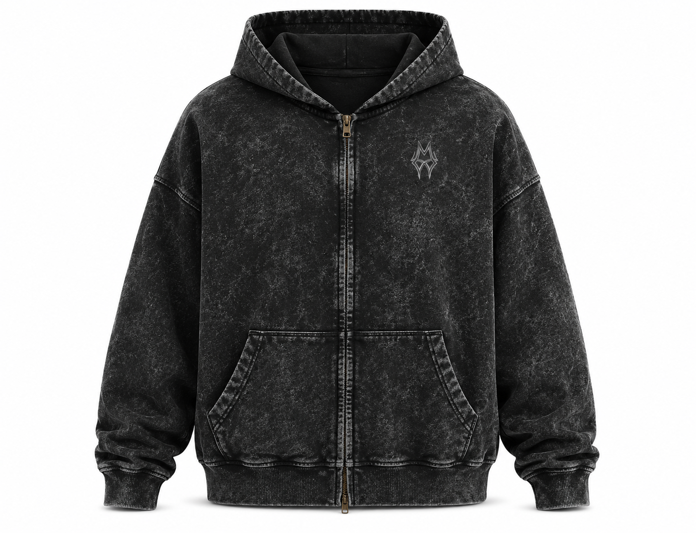 Shadow Trace Full-zip Hoodie